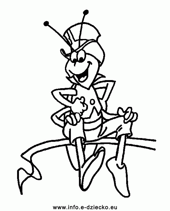 Pszczółka Maja kolorowanki